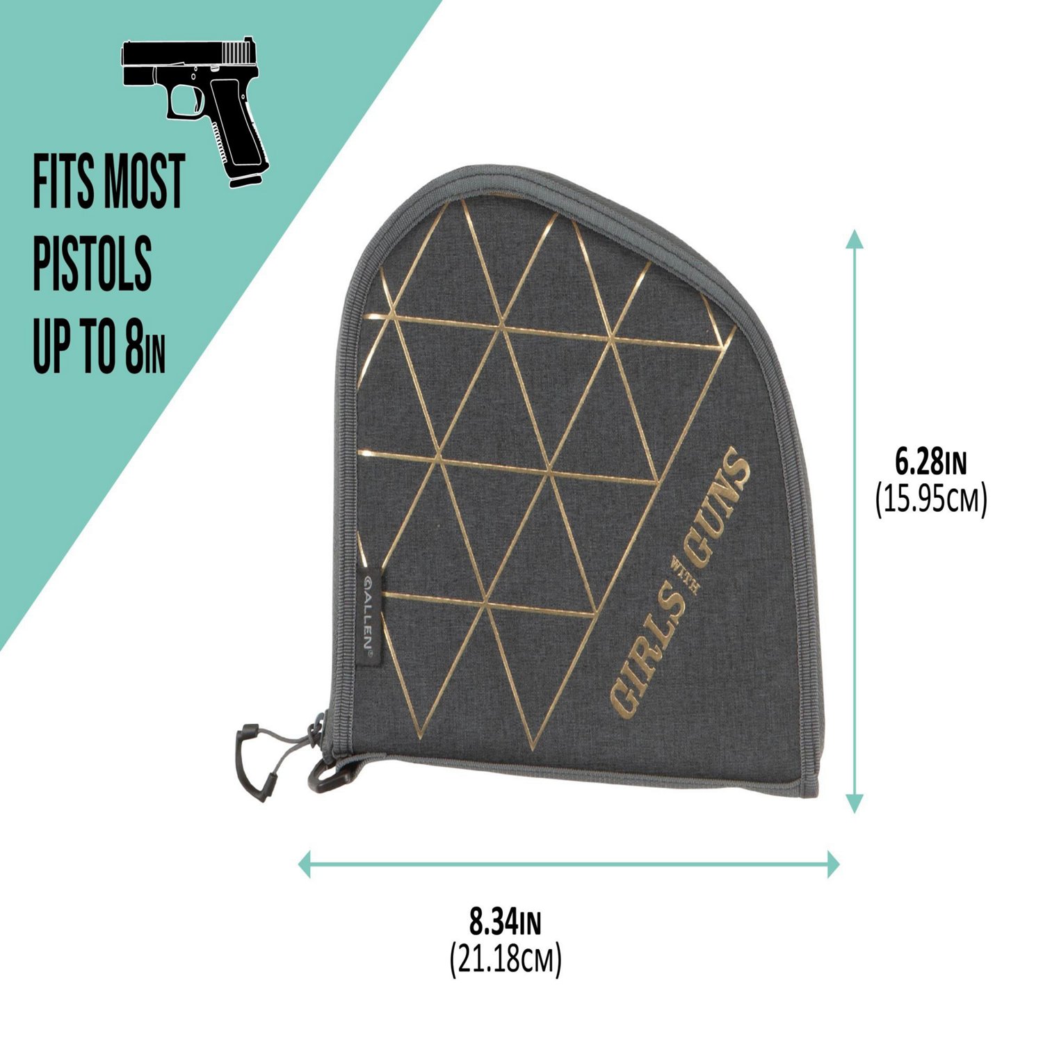 Girls With Guns Lockable Compact 8 in Handgun Case - view number 8