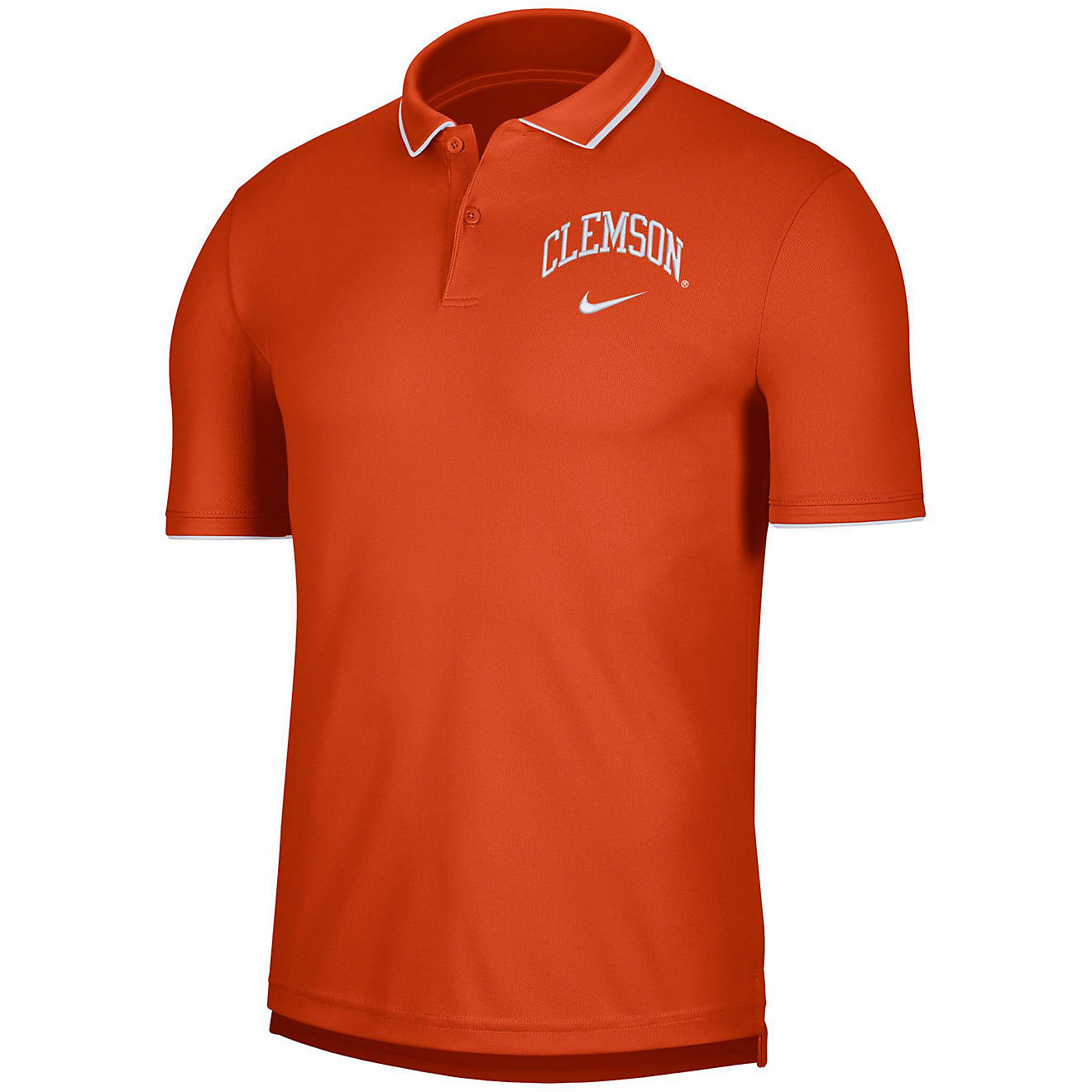 Nike Men's Clemson University Dri-FIT UV Polo Shirt                                                                              - view number 1