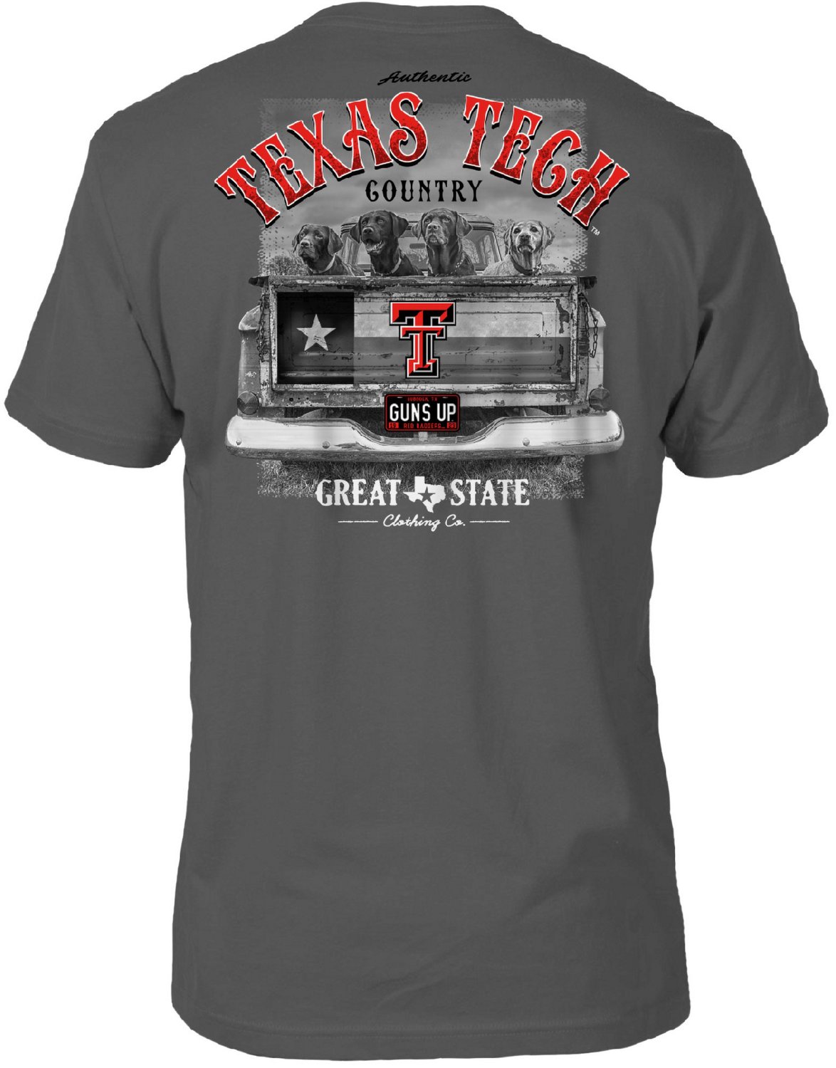 Colosseum Athletics Men's Texas Tech University Charter Fishing Shirt Texas Tech Red Raiders, Small - NCAA Men's Tops at Academy Sports