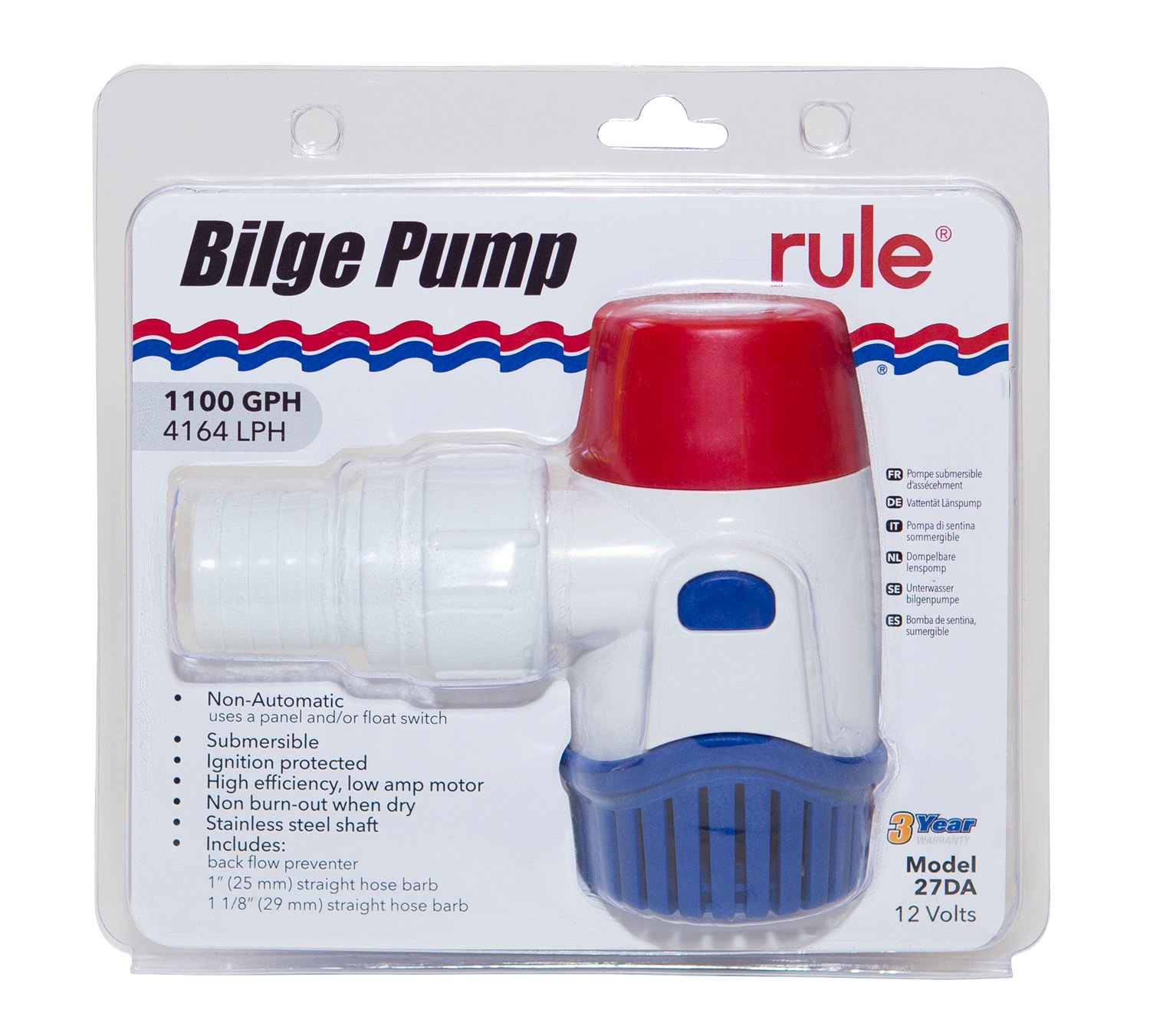 Rule 1100 gph Bilge Pump - view number 2