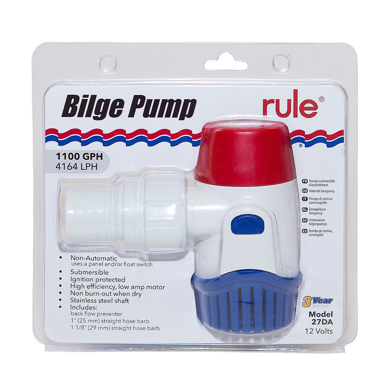 Rule 1100 gph Bilge Pump                                                                                                         - view number 2