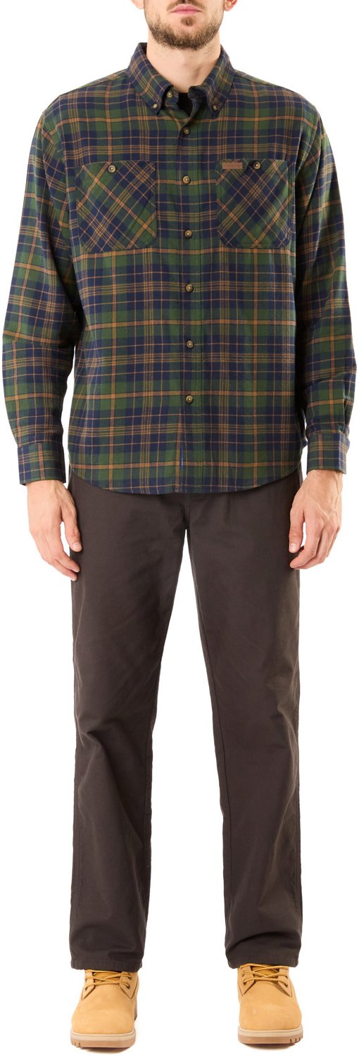 Smith's Workwear Men's 2 Pocket Flannel Button Down Shirt - view number 4