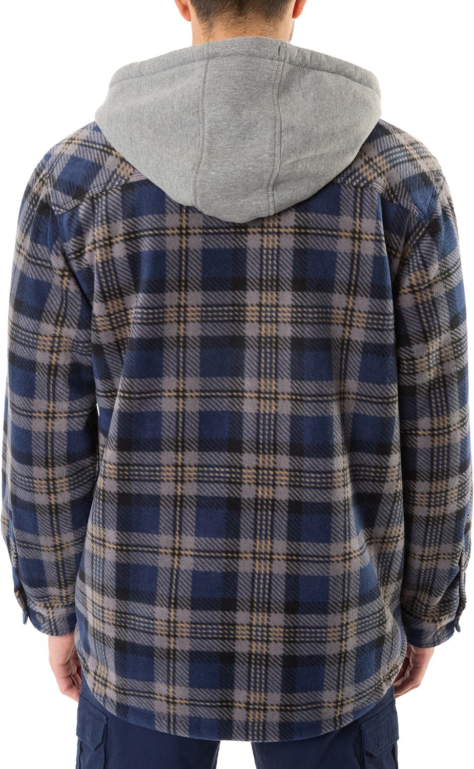 Smith's Workwear Men's Sherpa Lined Microfleece Shirt Jacket - view number 2