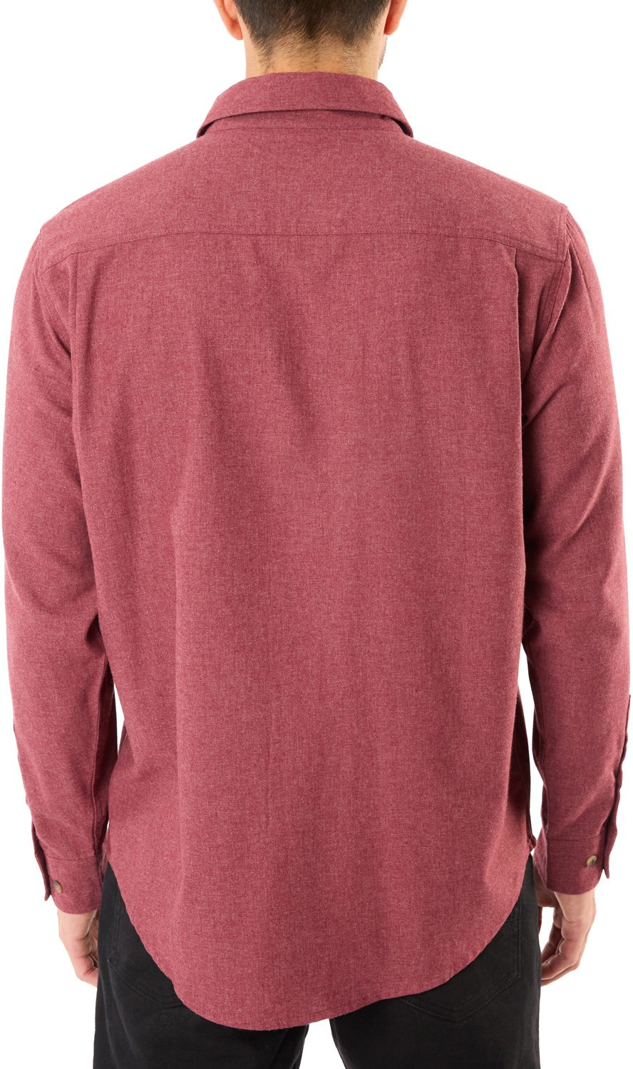 Smith's Workwear Men's 2 Pocket Solid Heather Flannel Shirt                                                                      - view number 2