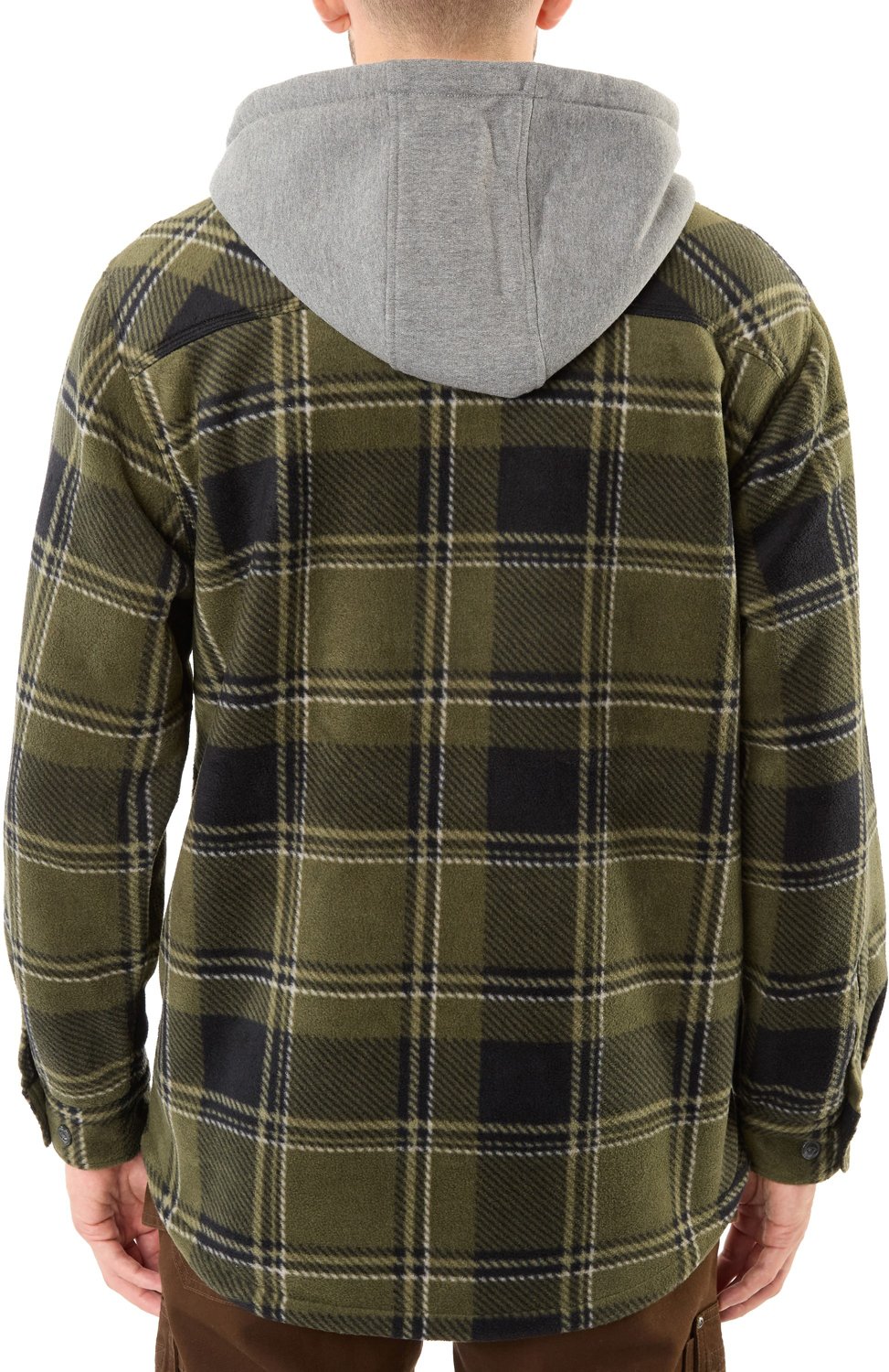 Smith's Workwear Men's Sherpa Lined Microfleece Shirt Jacket - view number 2