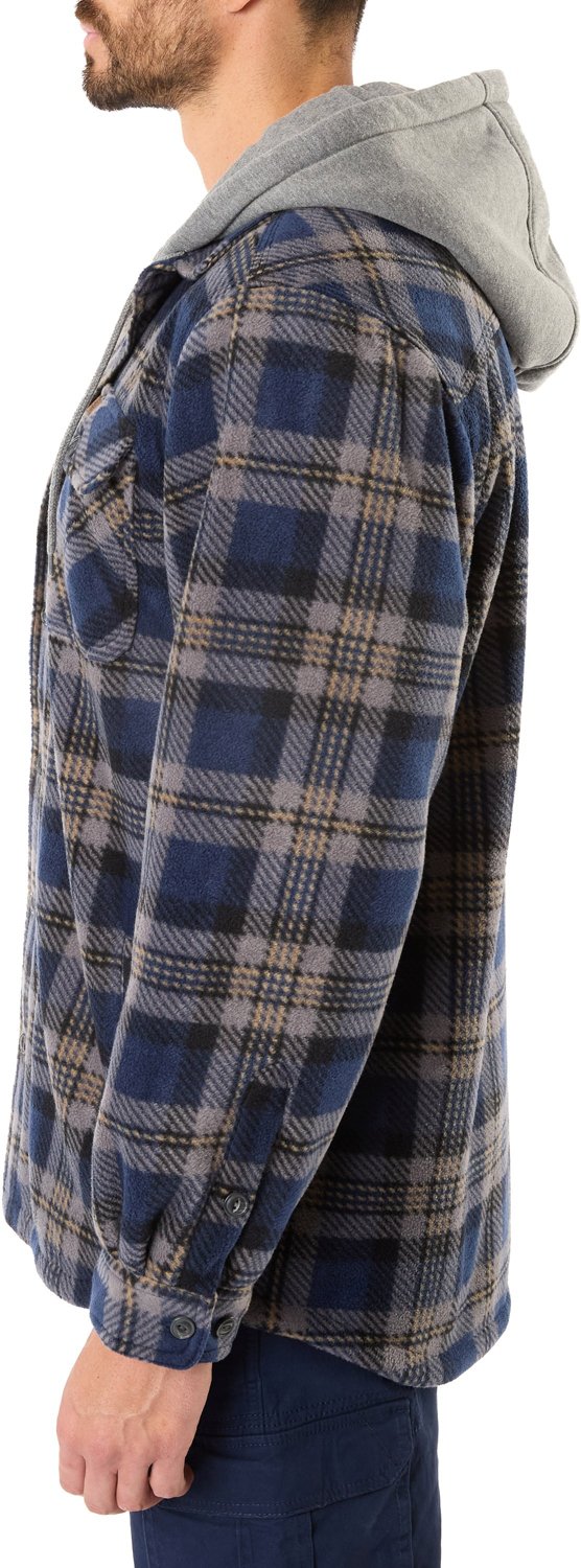 Smith's Workwear Men's Sherpa Lined Microfleece Shirt Jacket - view number 3