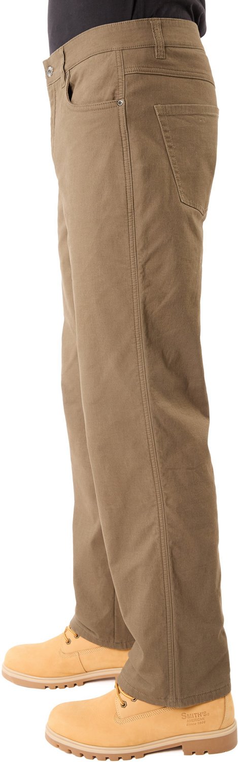 Smith's Workwear Men's Big & Tall Stretch Fleece-Lined Canvas 5-Pocket Pants - view number 3