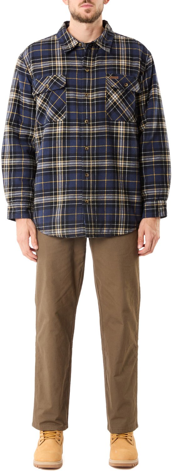 Smith's Workwear Men's Big & Tall Stretch Fleece-Lined Canvas 5-Pocket Pants - view number 6