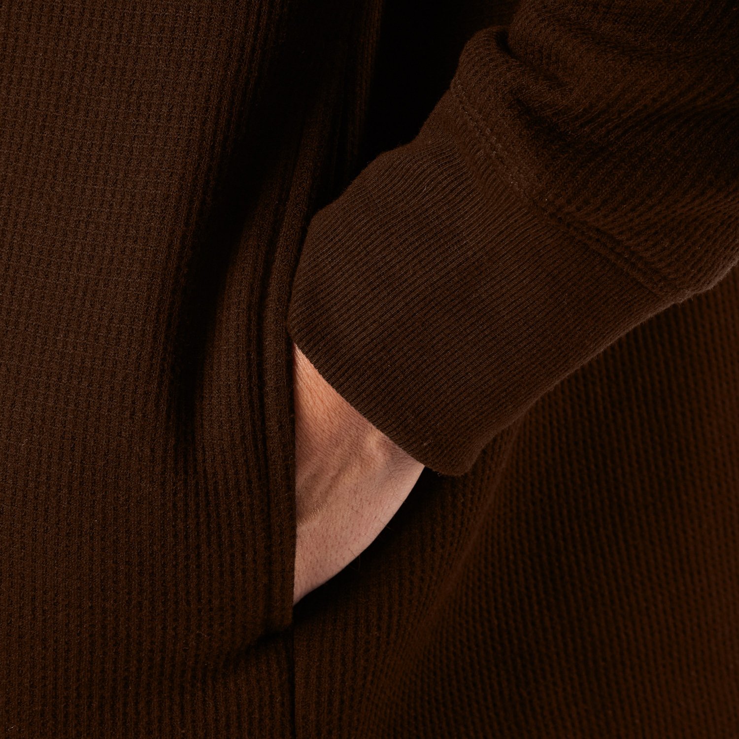 Smith's Workwear Men's Sherpa Bonded Thermal Henley Pullover Shirt - view number 4