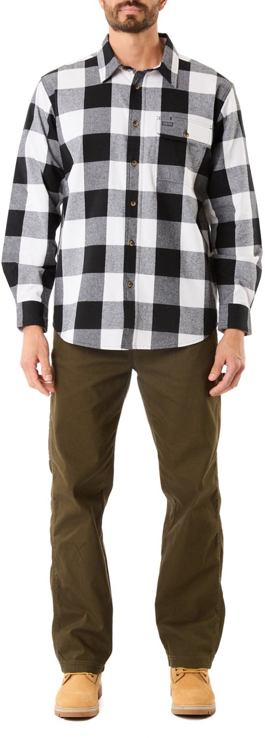 Smith's Workwear Men's Big & Tall Pocket Flannel Shirt                                                                           - view number 3