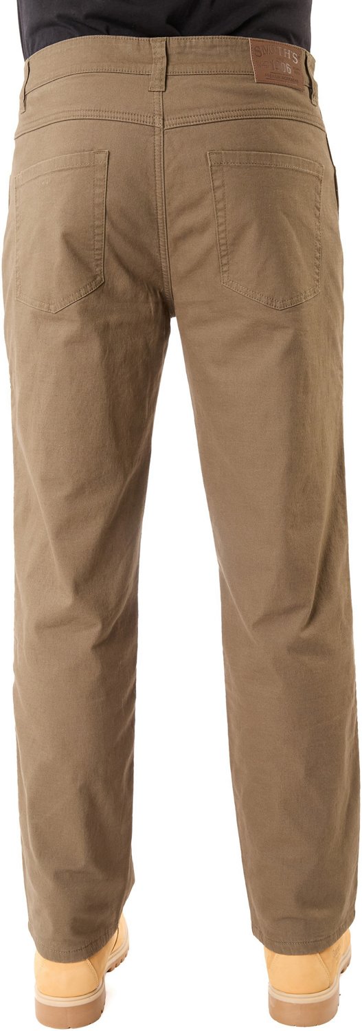 Smith's Workwear Men's Big & Tall Stretch Fleece-Lined Canvas 5-Pocket Pants - view number 2