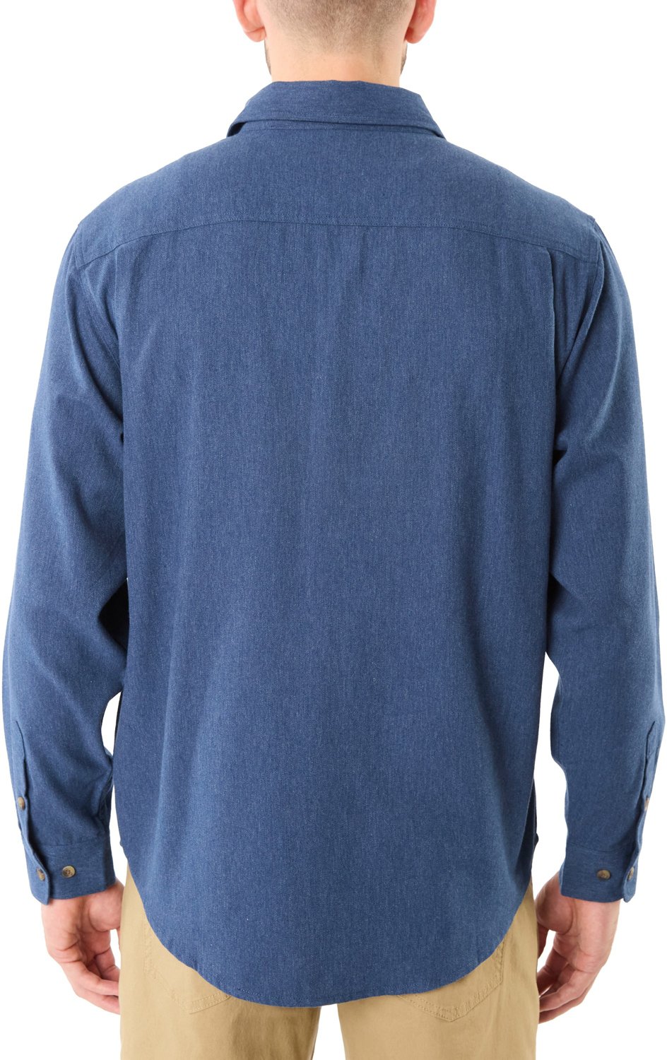 Smith's Workwear Men's 2 Pocket Solid Heather Flannel Shirt                                                                      - view number 2