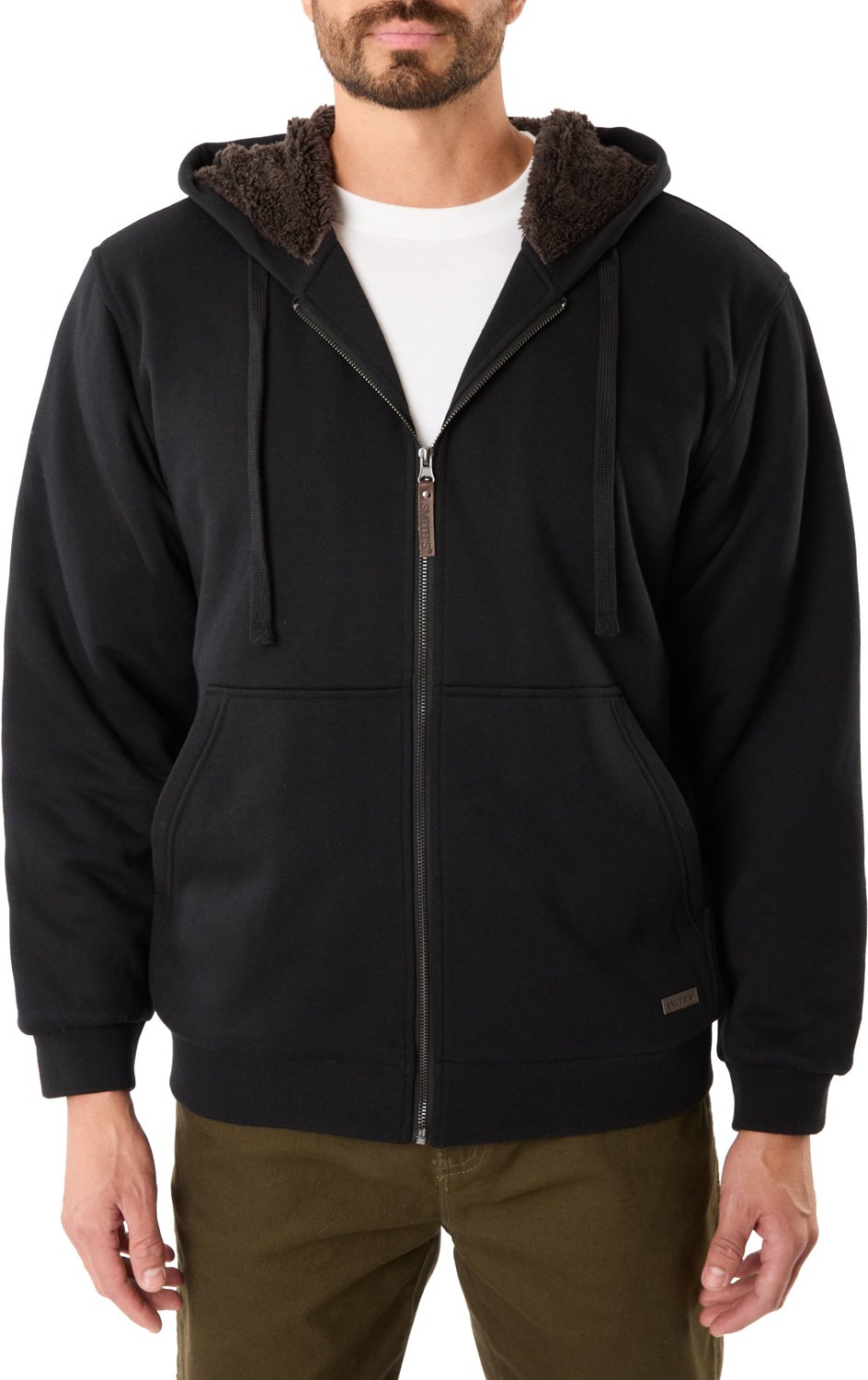 Smith's Workwear Men's Big & Tall Sherpa-Lined Fleece Jacket - view number 1