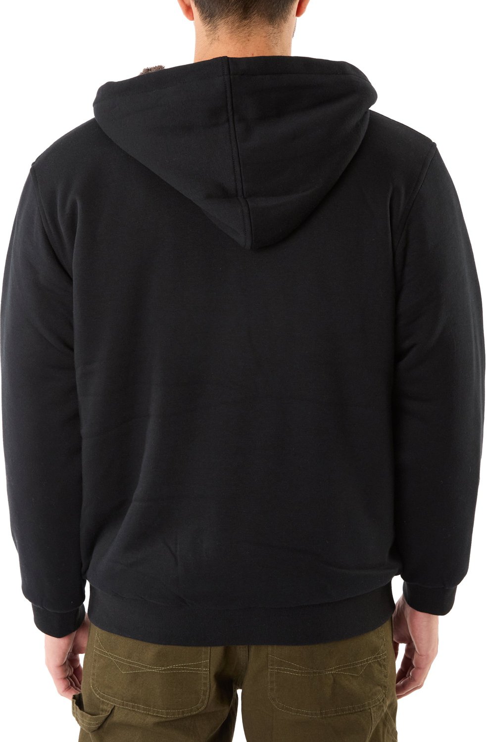 Smith's Workwear Men's Big & Tall Sherpa-Lined Fleece Jacket - view number 2