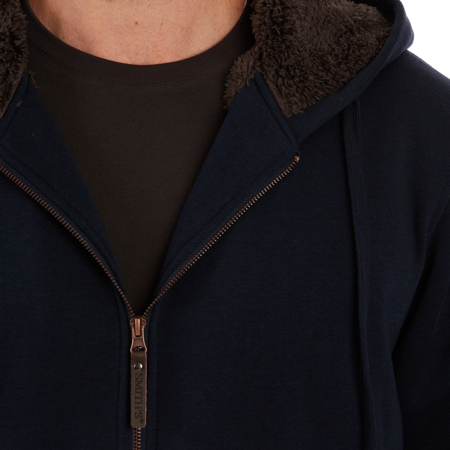 Smith's Workwear Men's Big & Tall Sherpa-Lined Fleece Jacket - view number 3