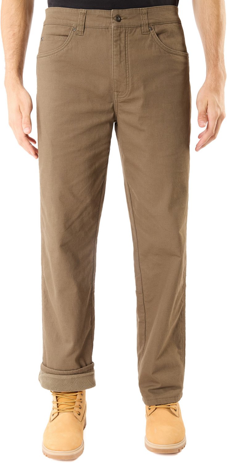 Smith's Workwear Men's Big & Tall Stretch Fleece-Lined Canvas 5-Pocket Pants - view number 1