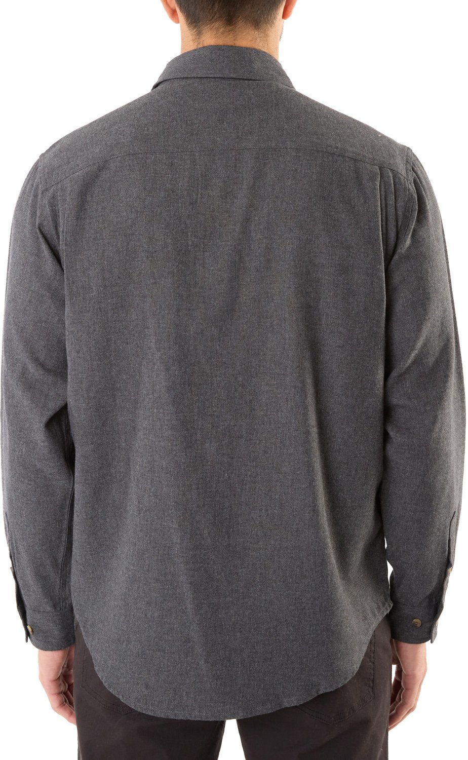 Smith's Workwear Men's 2 Pocket Solid Heather Flannel Shirt                                                                      - view number 2