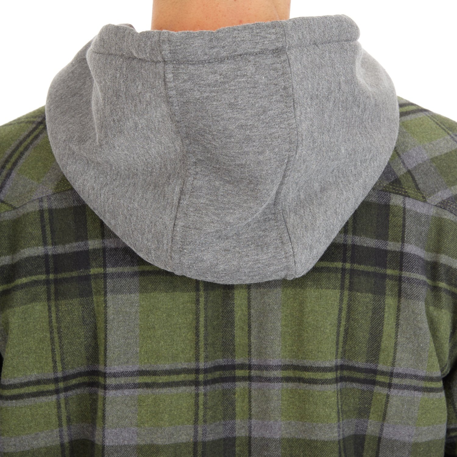 Smith's Workwear Men's Big & Tall SherpaLined Hooded Flannel Shirt