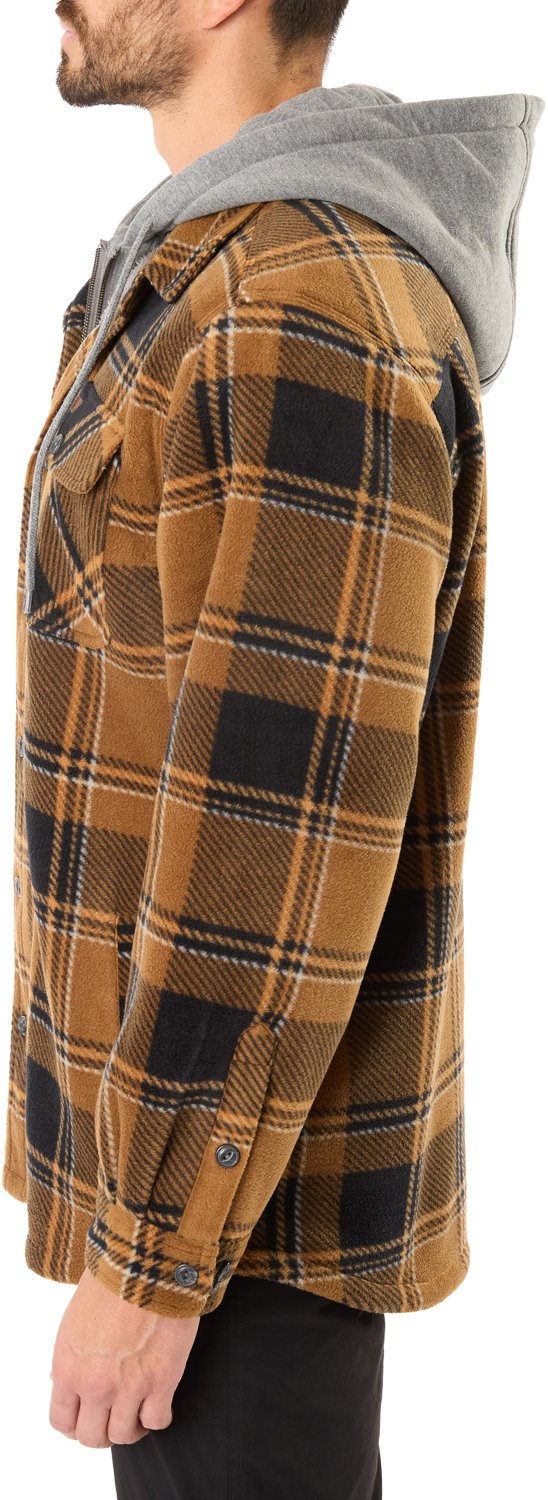 Smith's Workwear Men's Big & Tall Sherpa-Lined Microfleece Shirt Jacket - view number 3