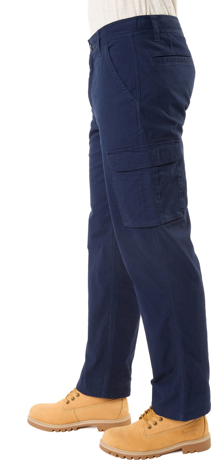 Smith's Workwear Men's Big & Tall Stretch Fleece-Lined Canvas Cargo Pants - view number 3