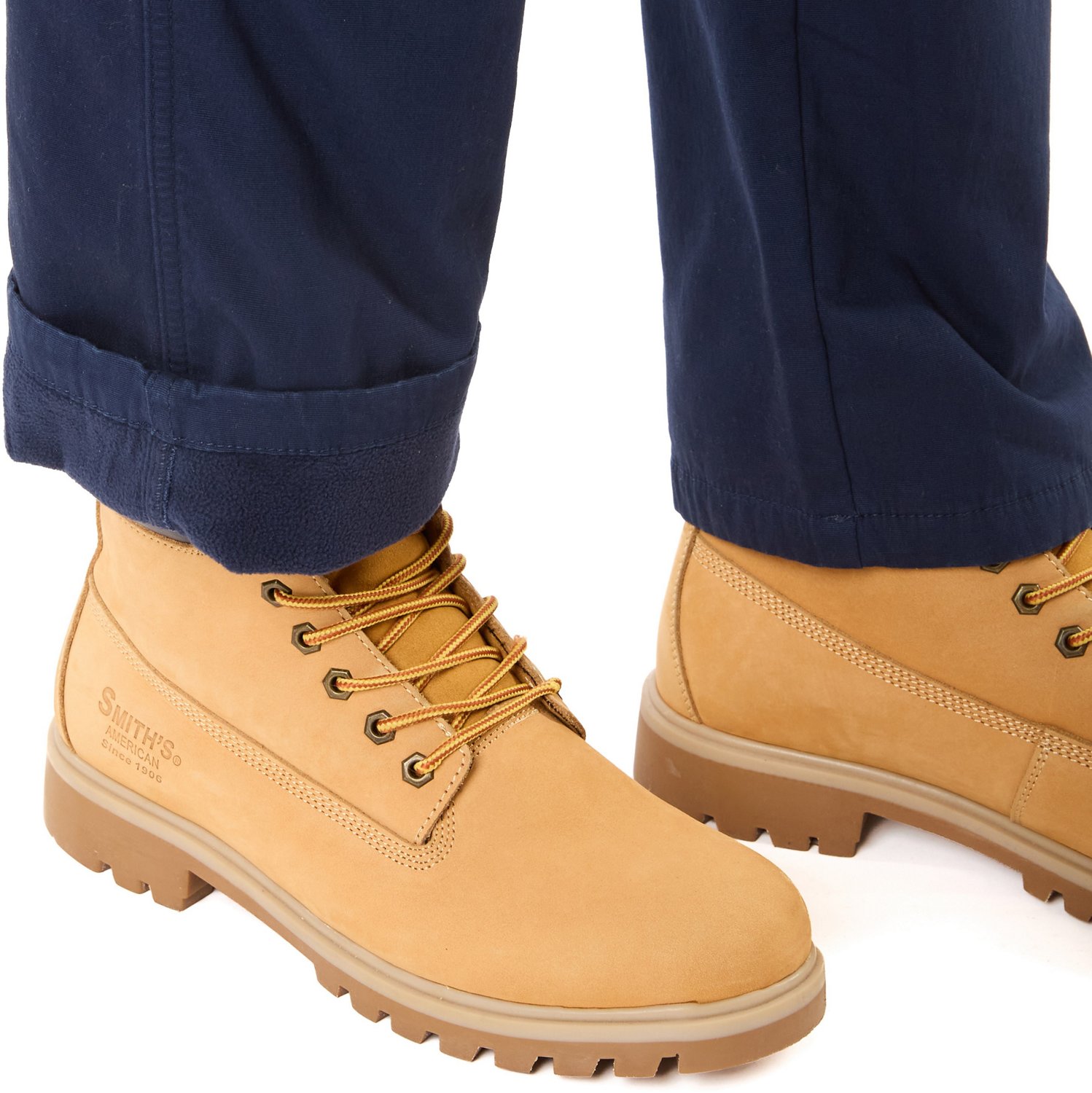 Smith's Workwear Men's Big & Tall Stretch Fleece-Lined Canvas Cargo Pants - view number 5