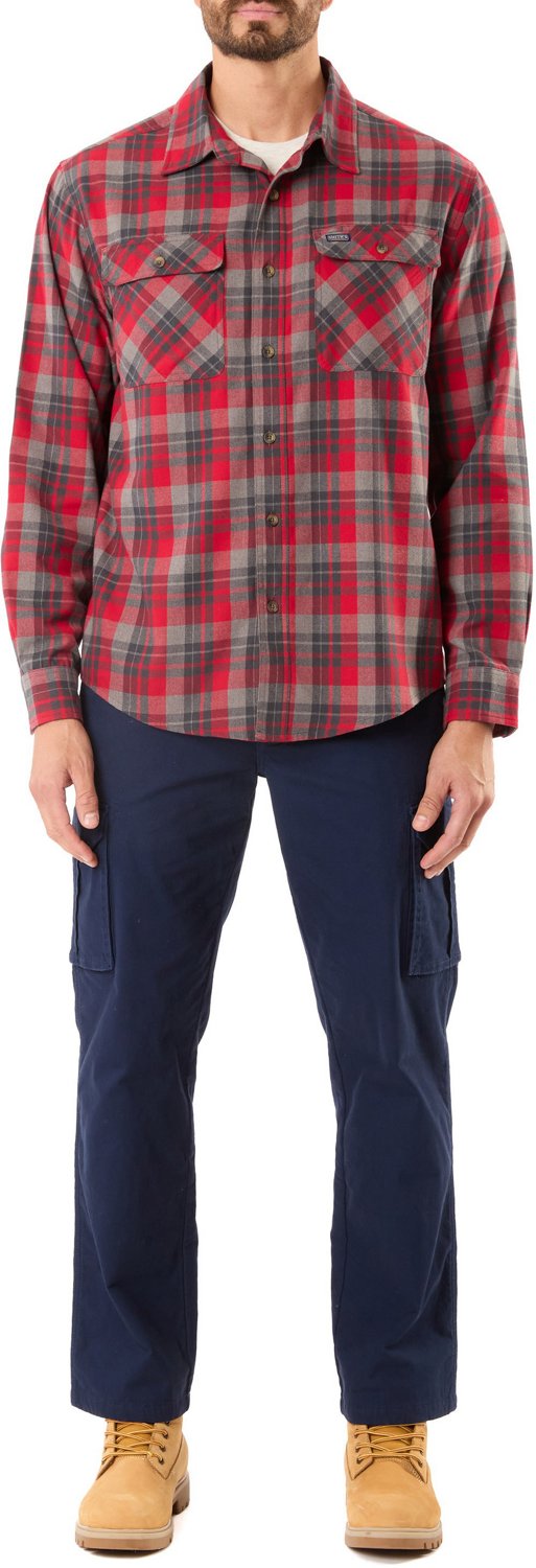 Smith's Workwear Men's Big & Tall Stretch Fleece-Lined Canvas Cargo Pants - view number 6
