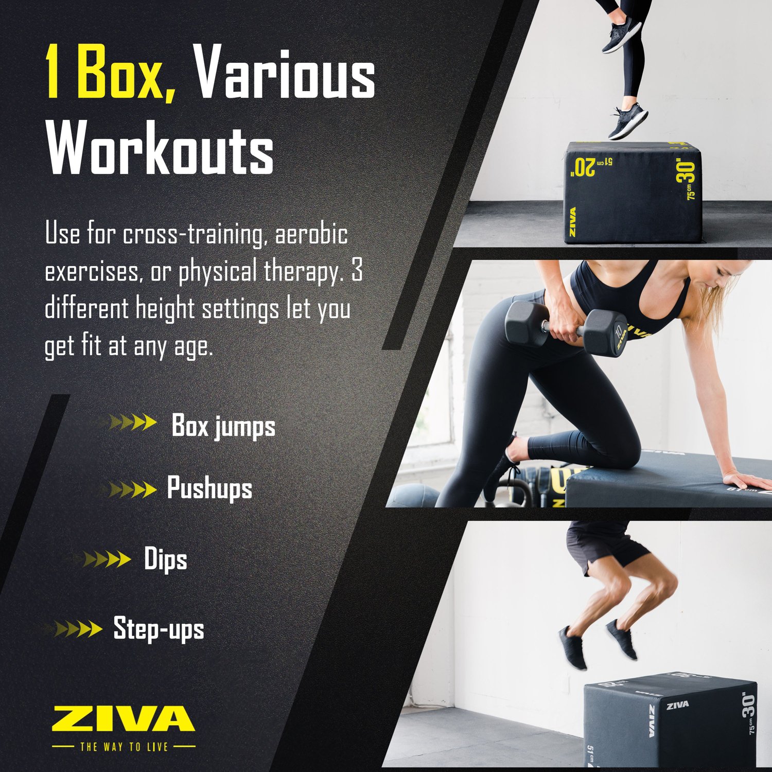 ZIVA Plyo Fitness Box                                                                                                            - view number 7