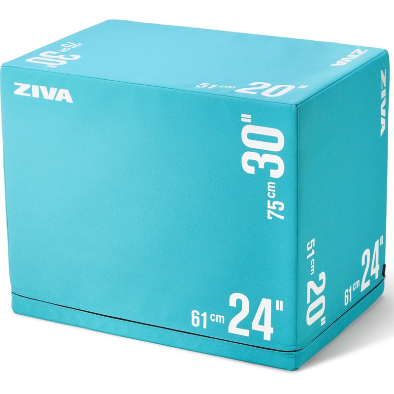 ZIVA Chic Exercise Plyo Box Turquoise/Aqua - Hand Exer. Equip. at Academy Sports