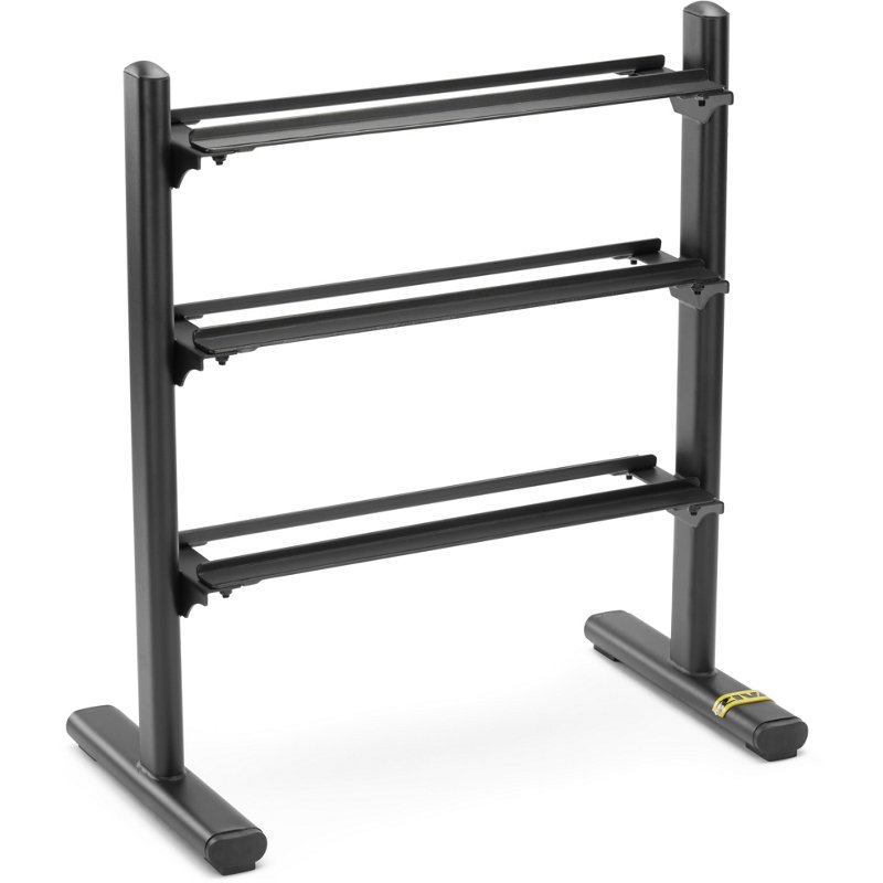 ZIVA3-Tier Tribell and Hexagon Dumbbell Rack Black/Dark Grey - Free Weights/Bulk at Academy Sports