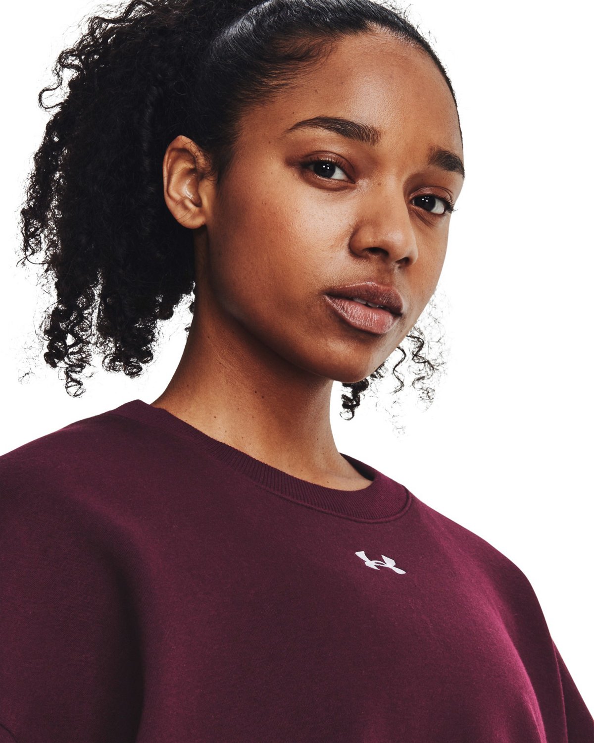 Women's UA Rival Fleece Oversized Crew