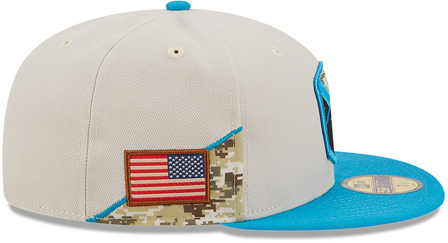 New Era Men's Carolina Panthers '23 NFL Salute to Service 59FIFTY Cap                                                            - view number 5