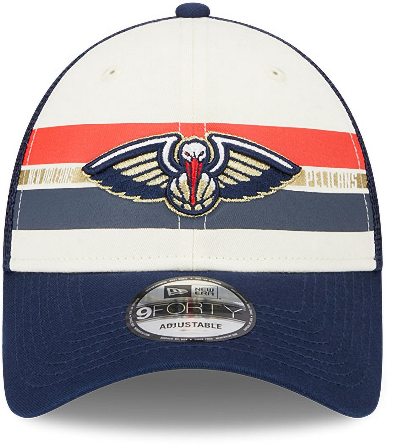 New Era Men’s New Orleans Pelicans Stripes 9FORTY Cap - view number 2