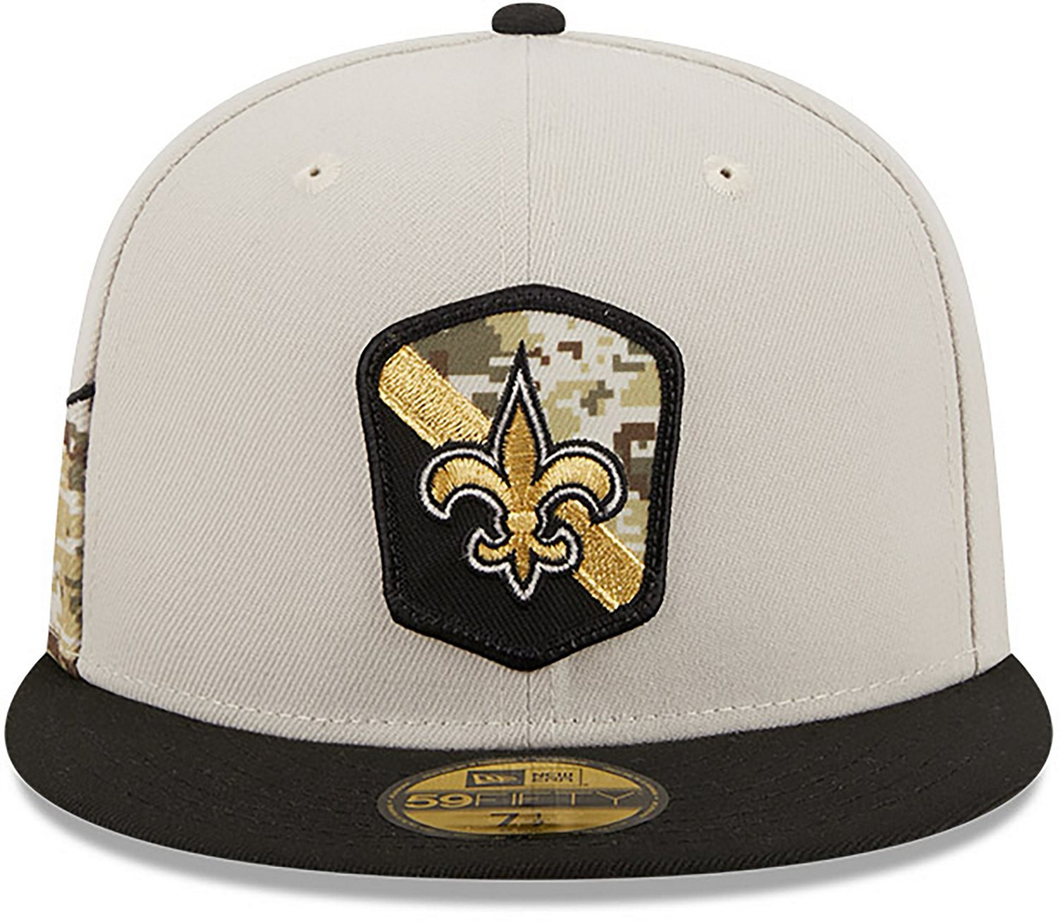 New Era Men's New Orleans Saints '23 NFL Salute to Service 59FIFTY Cap  - view number 2
