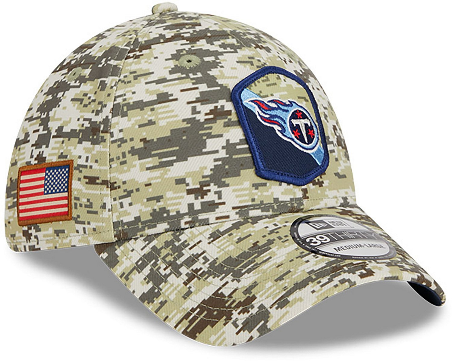 New Era Men's Tennessee Titans '23 NFL Salute to Service 39THIRTY Cap - view number 3