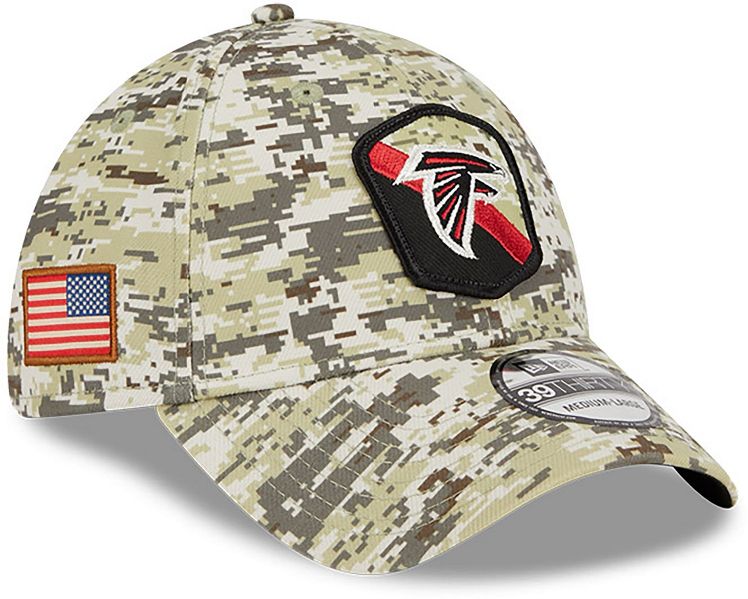 New Era Men's Atlanta Falcons '23 NFL Salute to Service 39THIRTY Cap  - view number 3