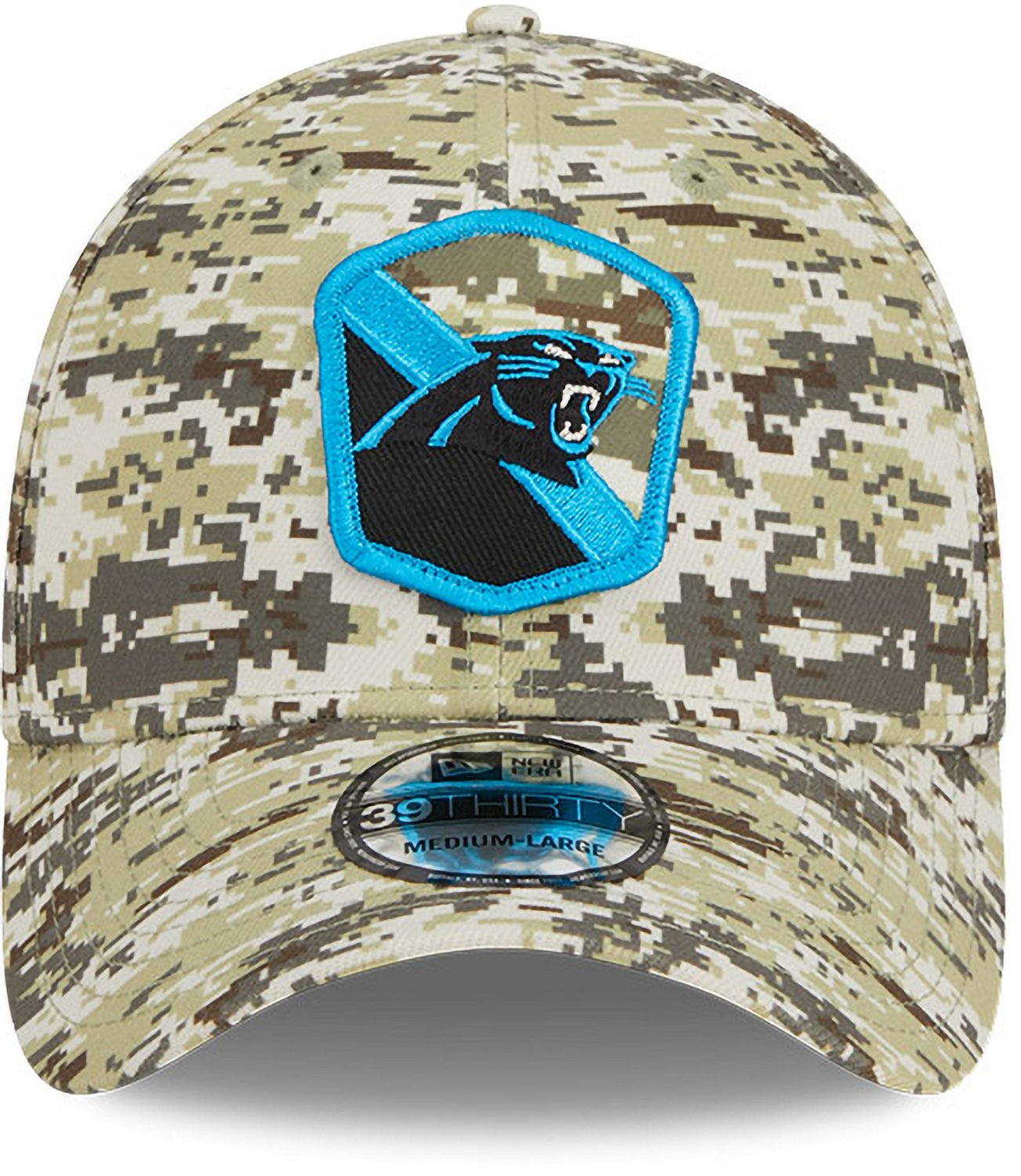 New Era Men's Carolina Panthers '23 NFL Salute to Service 39THIRTY Cap                                                           - view number 2