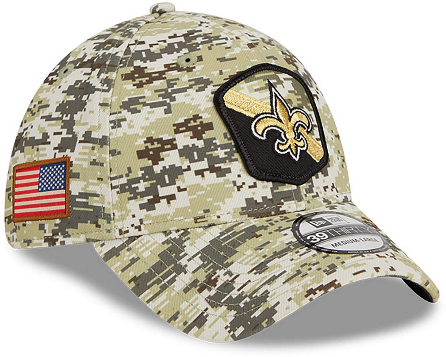 New Era Men's New Orleans Saints '23 NFL Salute to Service 39THIRTY Cap