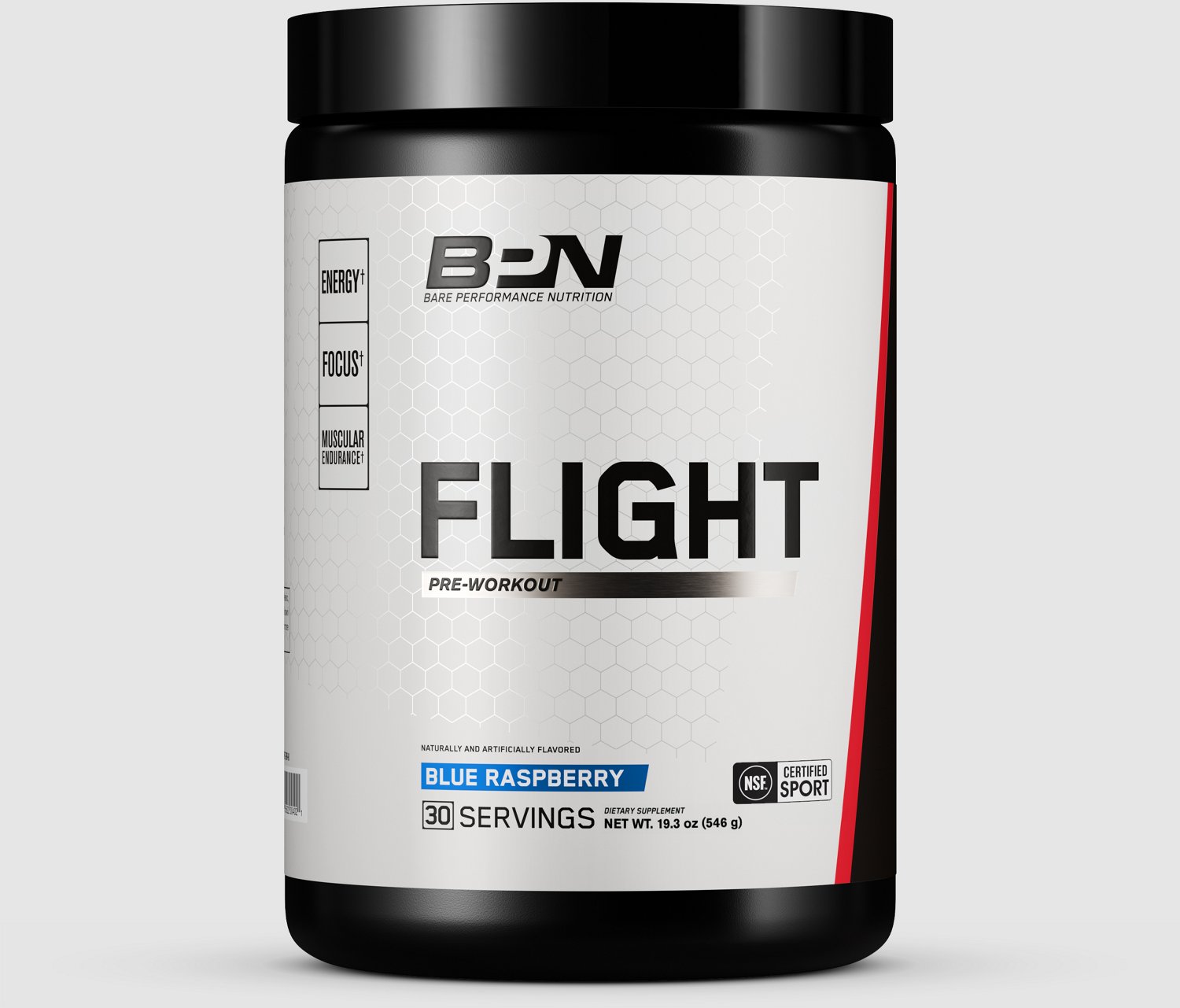 BPN Bare Performance Nutrition Flight Pre-Workout Supplement                                                                     - view number 1