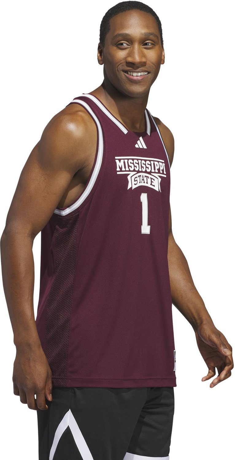 adidas Men's Mississippi State University Swingman Jersey - view number 3