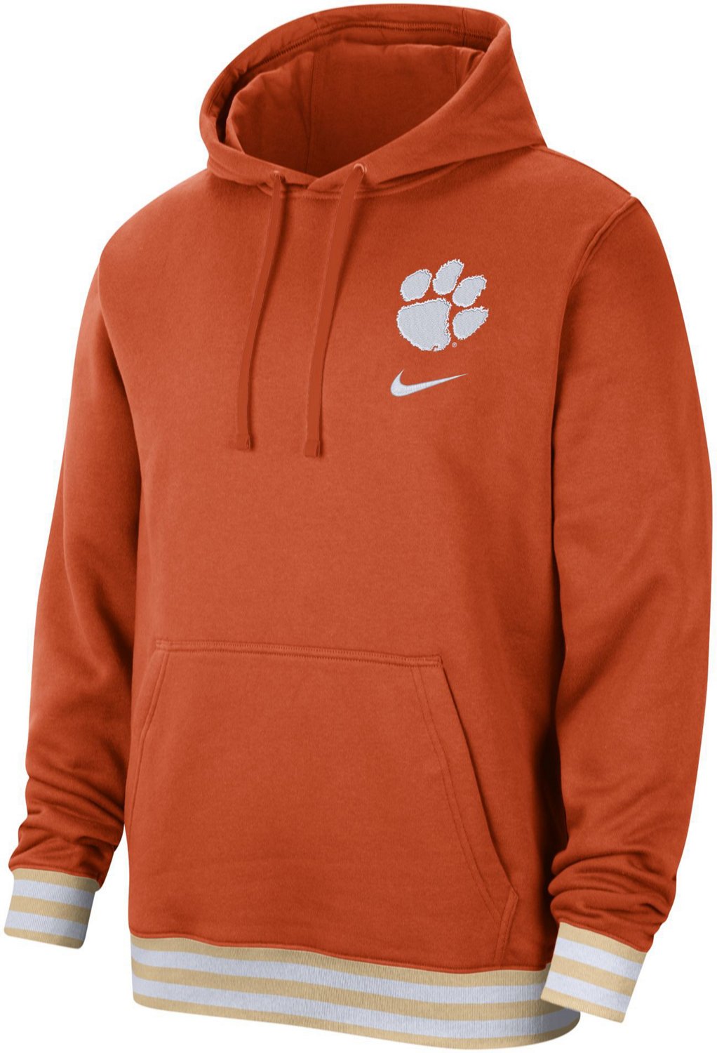 Nike Men's Clemson University Retro Fleece Hoodie