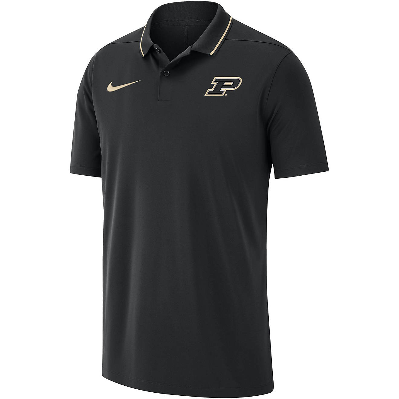 Nike Men's Purdue University Dri-FIT Coaches Polo Shirt | Academy