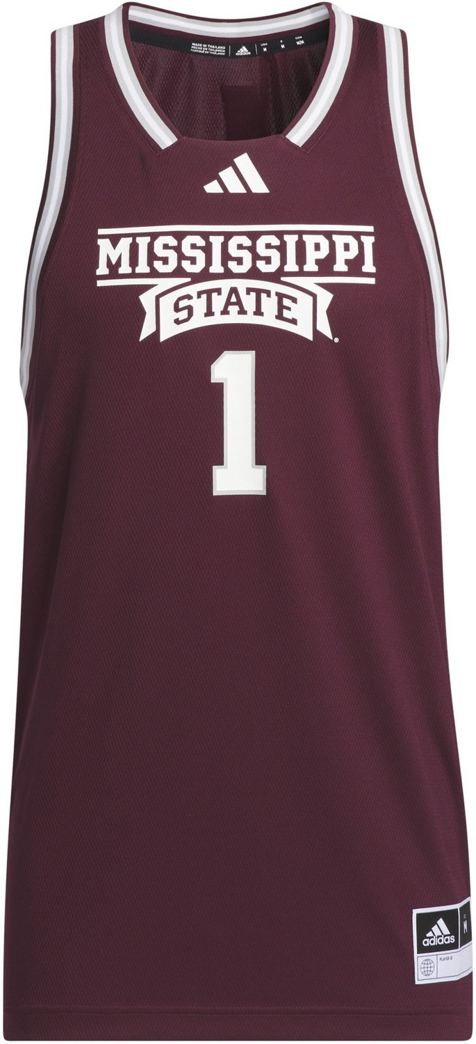 adidas Men's Mississippi State University Swingman Jersey - view number 6