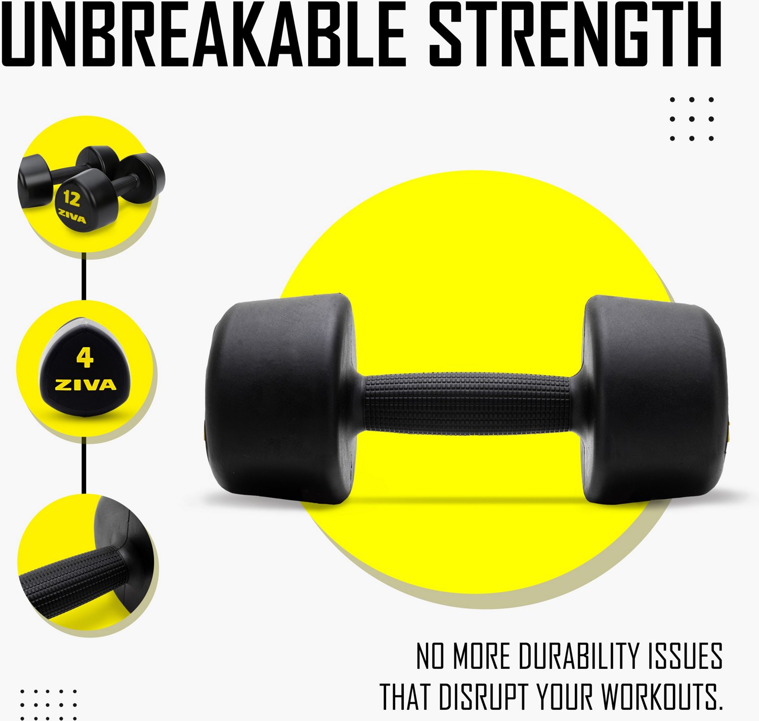 ZIVA Studio Tribell Dumbbells Pair | Academy