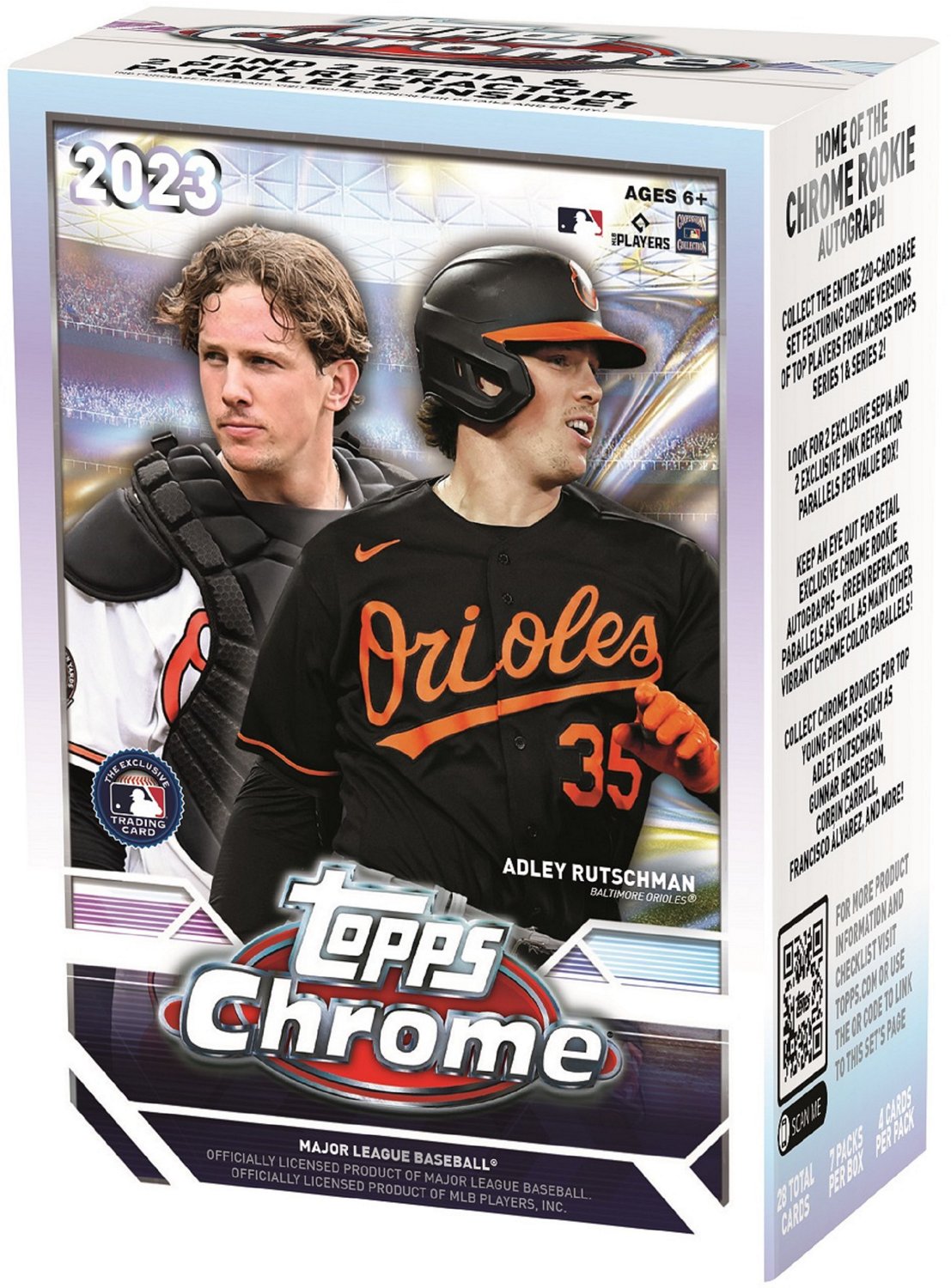 Topps Adults' 2023 Chrome Baseball Value Box