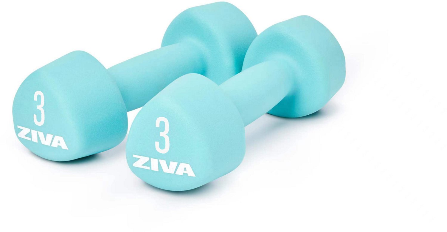 ZIVA Vinyl Tribell Dumbbells Pair                                                                                                - view number 2