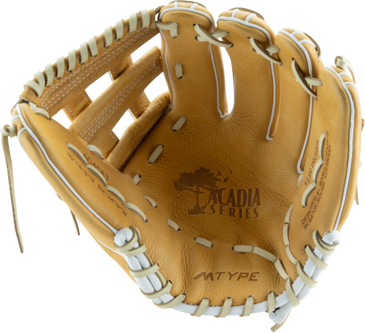 Marucci Kids' ACADIA M Type V2 H-Web Baseball Fielding 12 in Glove                                                               - view number 2