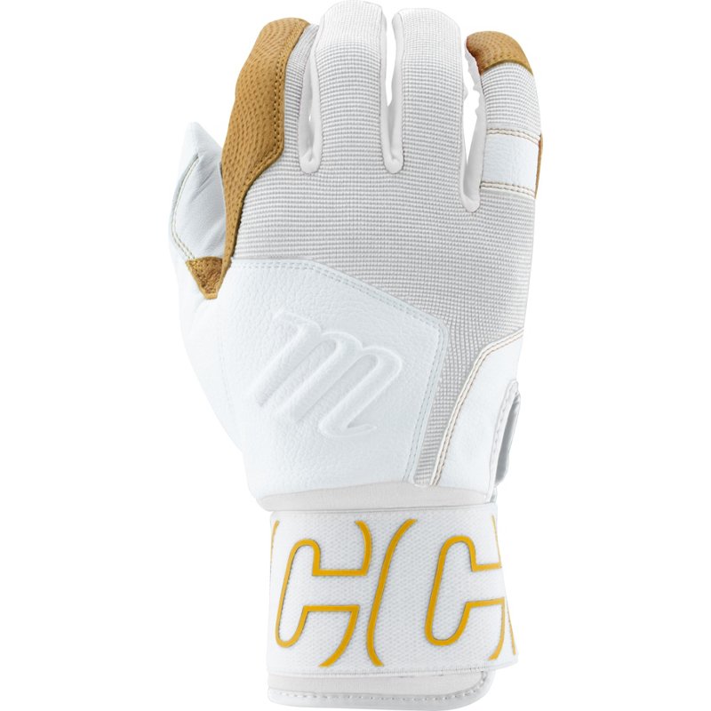 Marucci Adults' Blacksmith Full Wrap Batting Glove White/Beige, Medium - Batting Gloves at Academy Sports