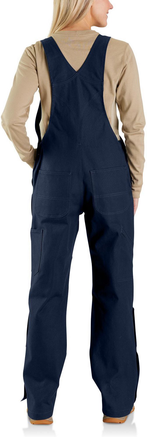 Carhartt Women's Flame Resistant Rugged Flex Loose Fit Duck Bib Overalls - view number 2