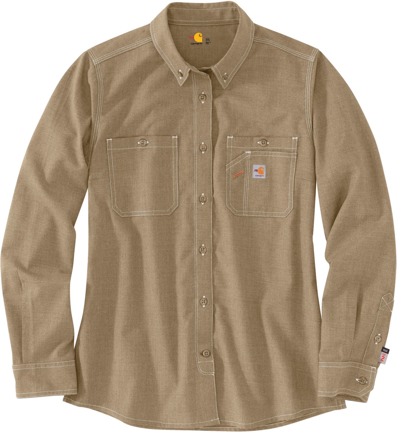 Carhartt Women's Flame Resistant Force Relaxed Fit Long Sleeve Shirt - view number 3