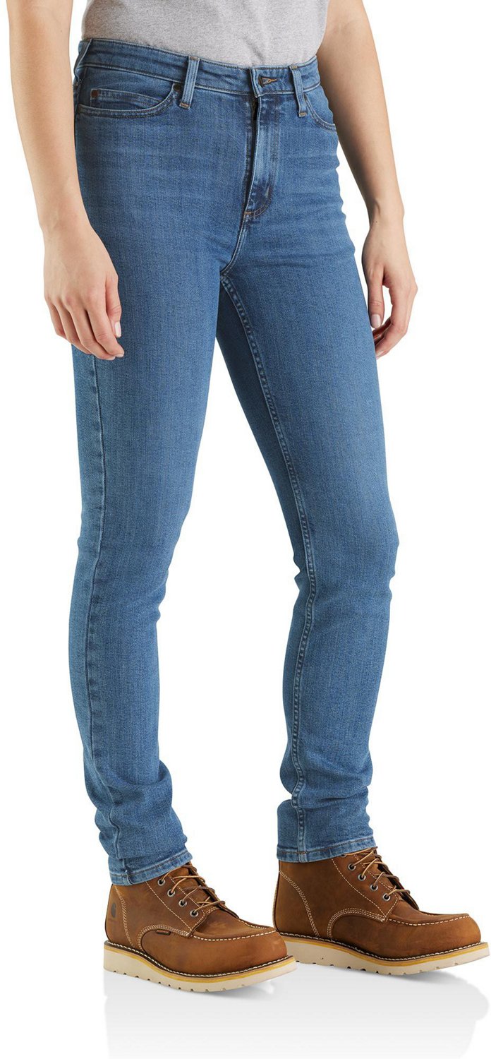 Carhartt Women's Rugged Flex Slim Fit Tapered High Rise Jeans - view number 3